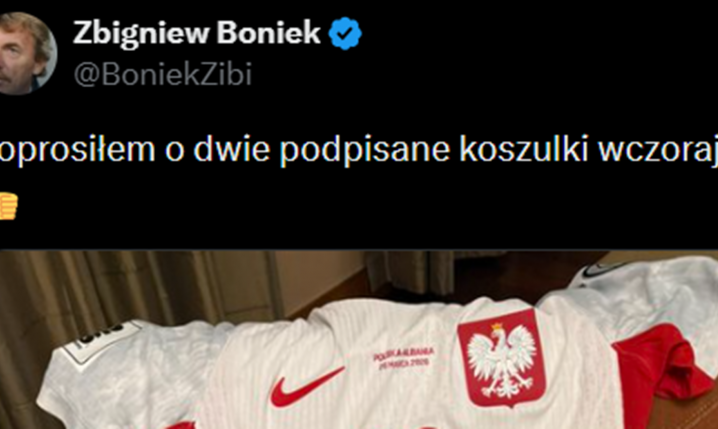 Taki UPOMINEK ma Zbigniew Boniek po meczu z Albanią!